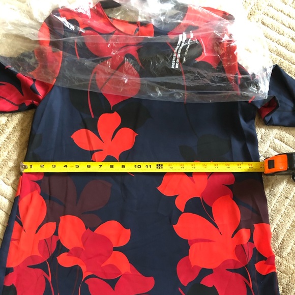 HALOGEN® Button Back Ruffle Hem Dress NWT - Picture 6 of 6